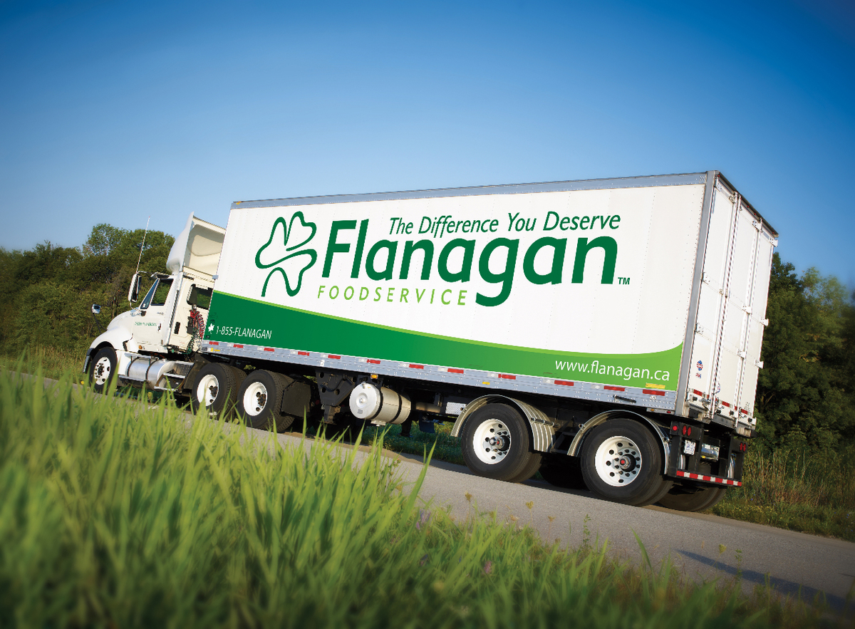 Flanagan Foodservice trailer photo Flanagan Delivery Truck